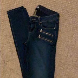 Paige Denim Skinny Zipper Jean